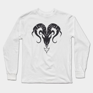 Ram Animal Freedom World Wildlife Wonder Vector Graphic Long Sleeve T-Shirt